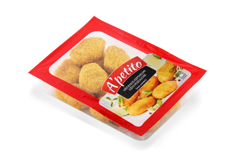 Breaded chicken nuggets, 22g, chicken meat with fillet